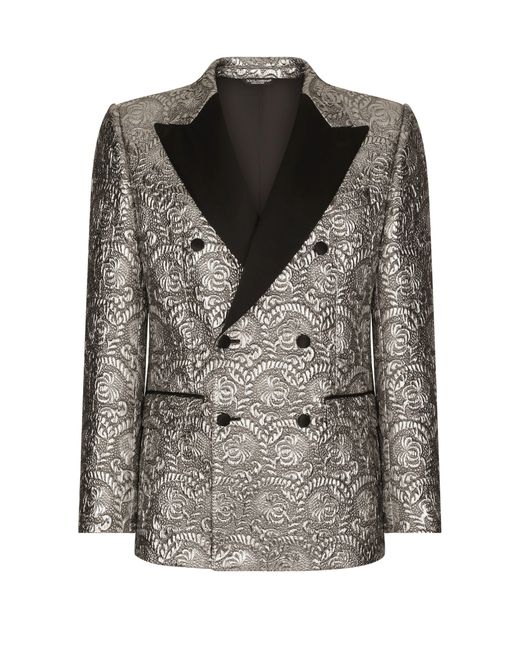 Dolce & Gabbana Metallic Sicilia Double-breasted L Jacket for men