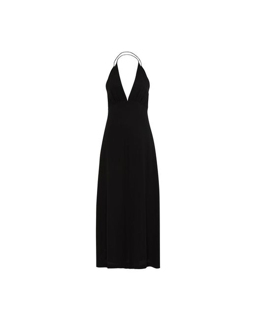 Totême  Black Long Silk Dress
