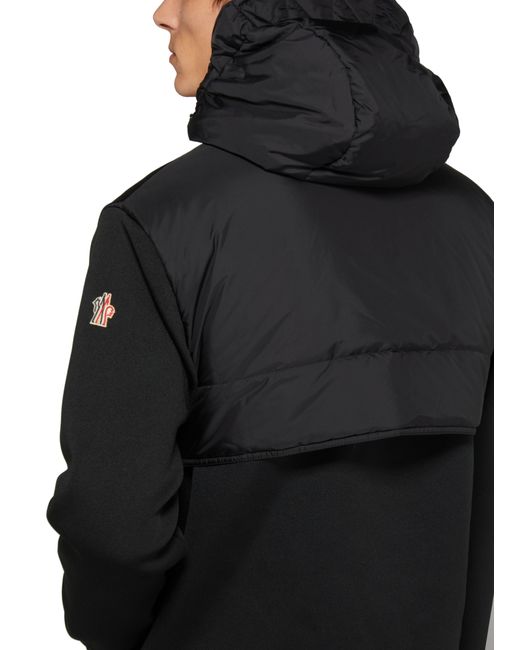 3 MONCLER GRENOBLE Black Puffer Jacket for men