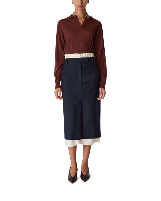 Soeur Purple Fleming Wool Sweater