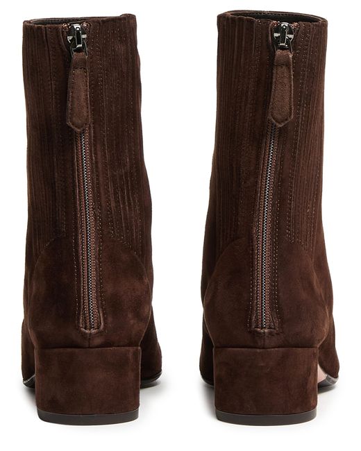 Aquazzura Saint Honoré Booties 35 in Brown | Lyst