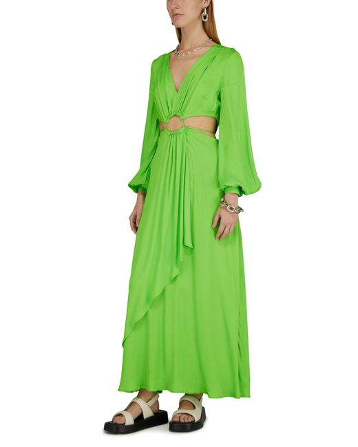 Farm Rio Green Lime Maxi Dress