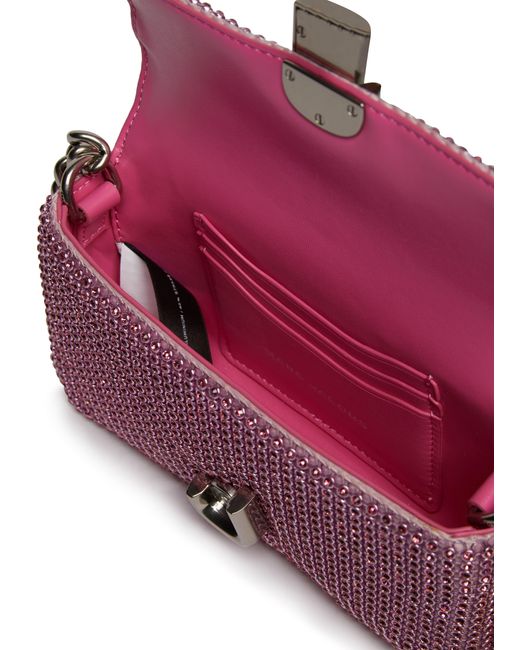 Marc Jacobs Purple The Mini Soft Shoulder Bag