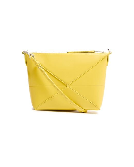Loewe Yellow Puzzle Fold Pouch