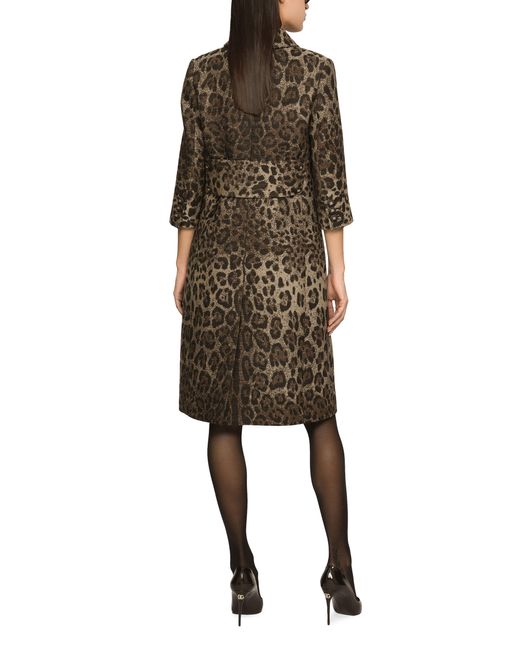 Coats > single-breasted coats Dolce & Gabbana en coloris Brown