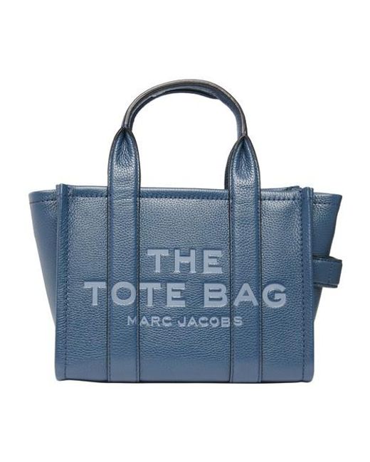 Marc Jacobs Blue Tasche The Leather Mini Tote Bag