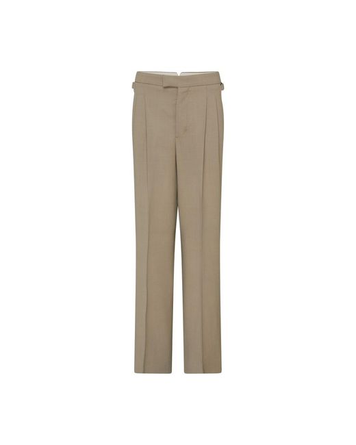 AMI Natural Large Fit Trousers
