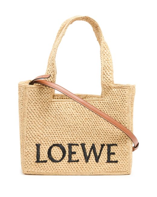 Loewe Brown Medium Font Tote