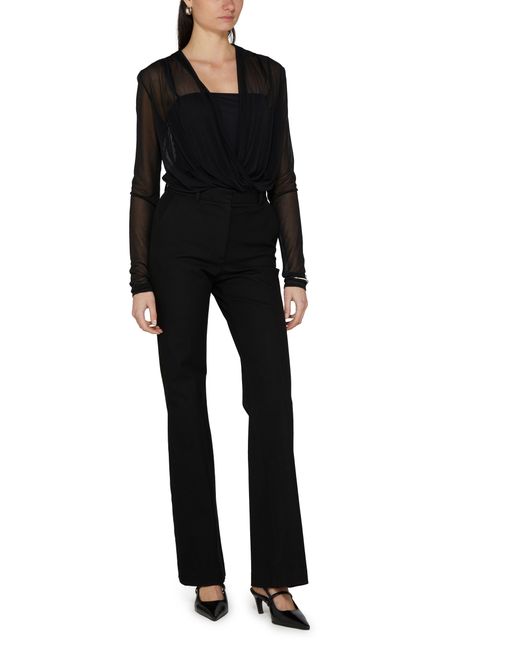 Givenchy Black Drapierte Bluse aus Jersey