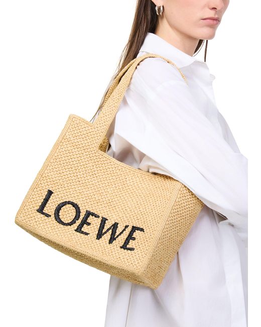 Loewe Brown Medium Font Tote
