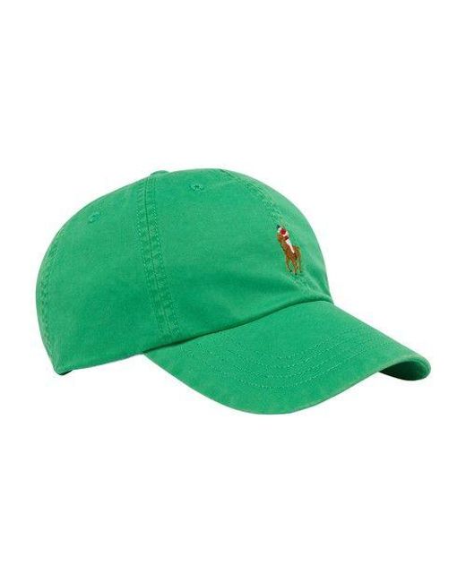 Polo Ralph Lauren Green Cap With Logo for men