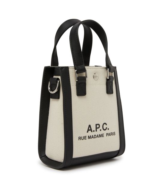 A.P.C. Black Camille 2.0 Mini Tote Bag