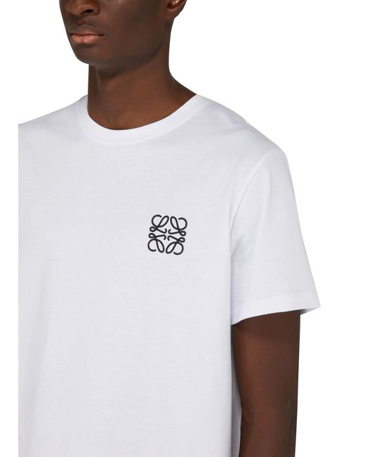 Loewe White Anagram T-Shirt for men