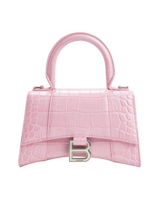 Balenciaga Hourglass Xs Handbag in Candy Pink (Pink) | Lyst
