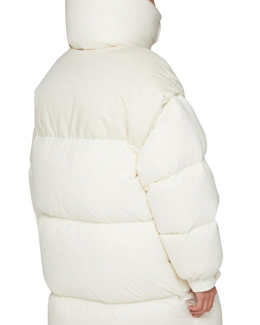 Moncler White Lange Daunenjacke Verone