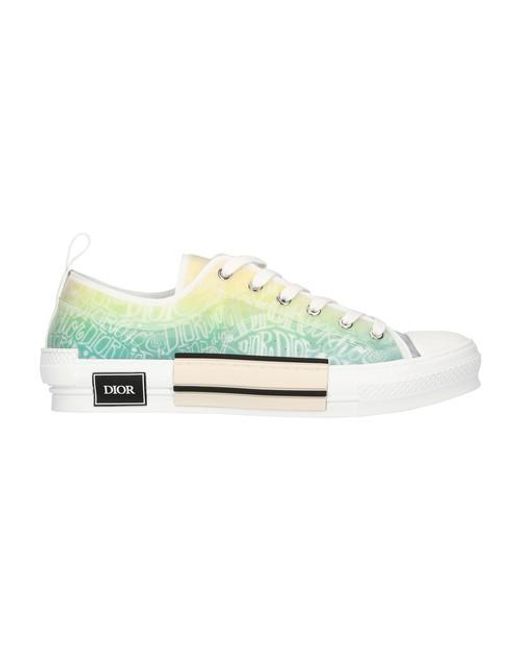 Dior Green B23 Low-top Sneaker And Shawn for men
