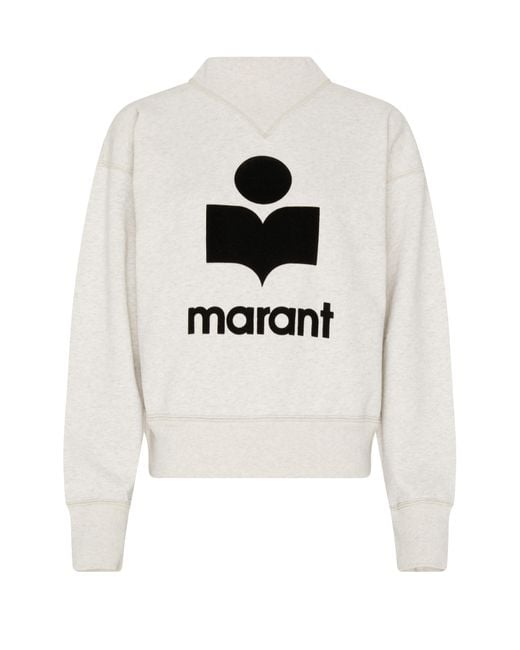 Isabel Marant White Moby Sweatshirt