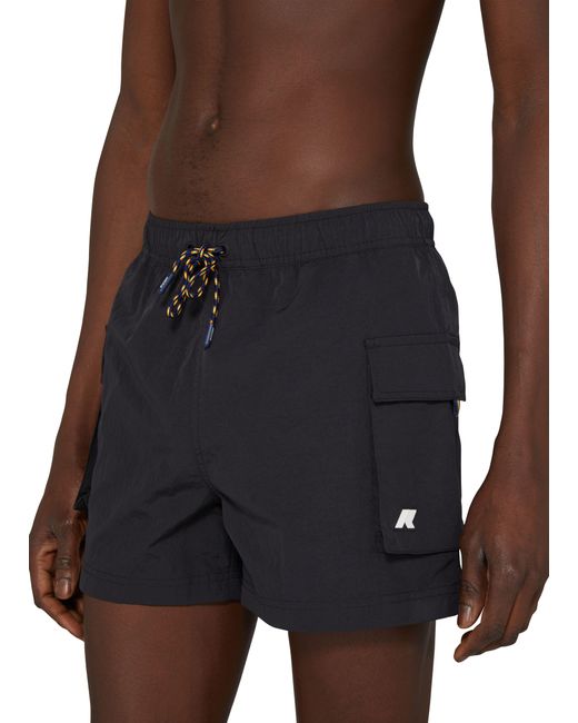 K-Way Blue Mellow Mini Ripstop Shorts for men