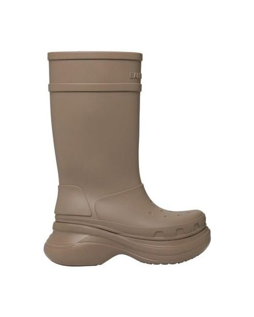 balenciaga bottes beige