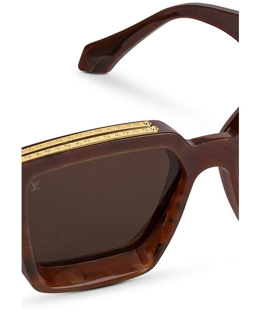 Louis Vuitton 1.1 Millionaires Sonnenbrille in Braun für Herren