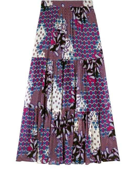 Ba&sh Purple Brooke Skirt
