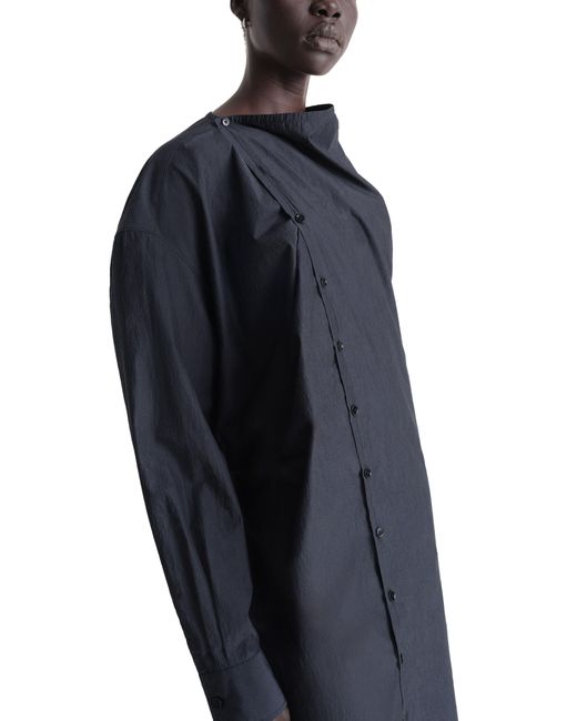 Robe Midi Douce À Col Lemaire en coloris Blue