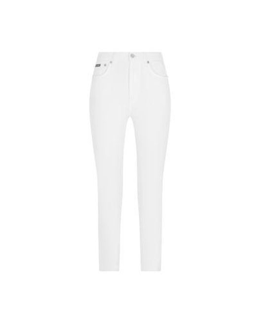 Dolce & Gabbana White Audrey Jeans