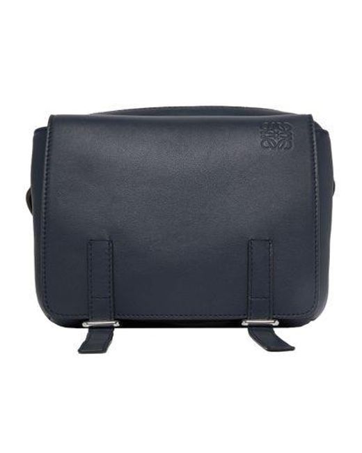 Loewe Blue Military Xs Messenger Bag for men