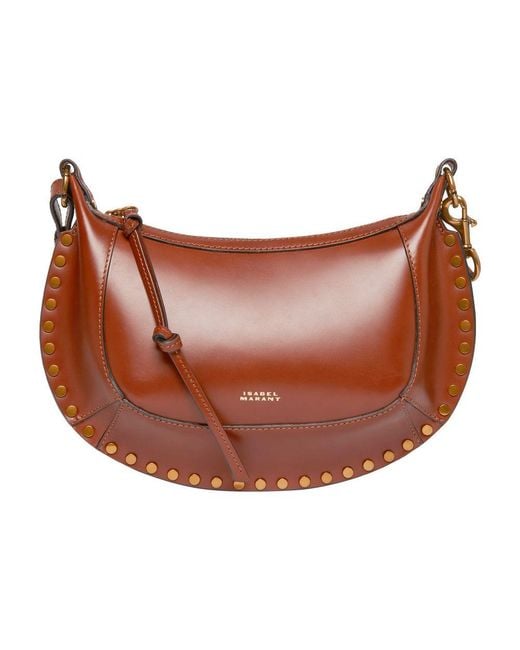 Isabel Marant Brown Oskan Moon Shoulder Bag