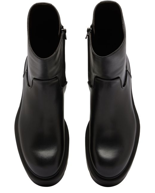 The Row Black Nobilis Ankle Boots