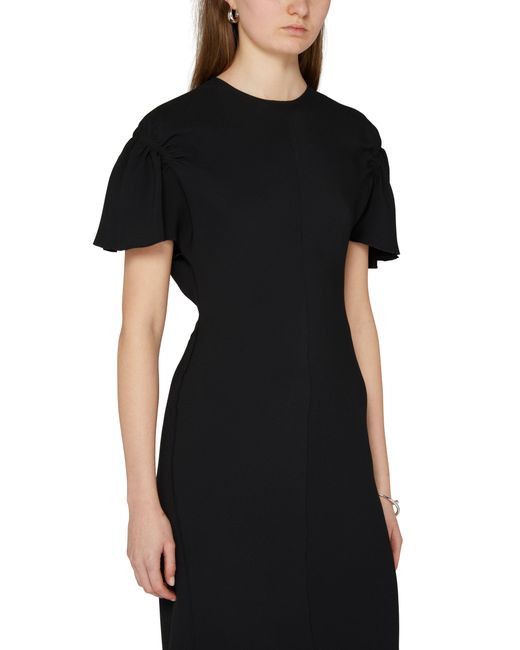 Victoria Beckham Black Midi Dress