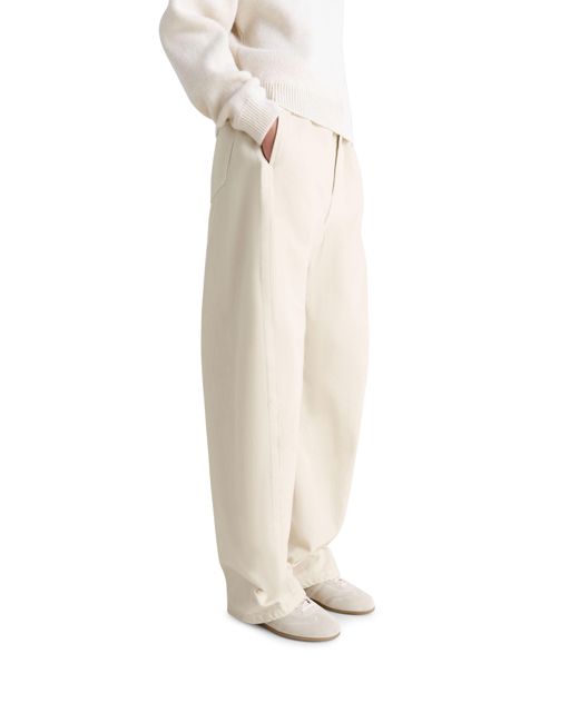 Lemaire White Soft Runner Sneakers