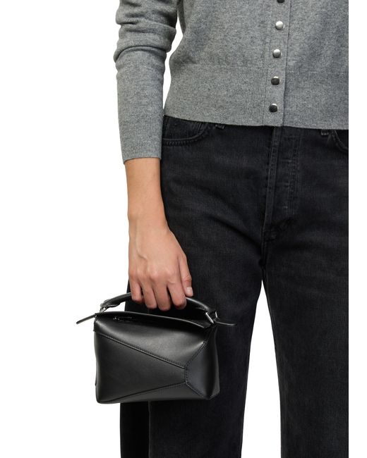 Loewe Black Tasche Puzzle Edge Mini