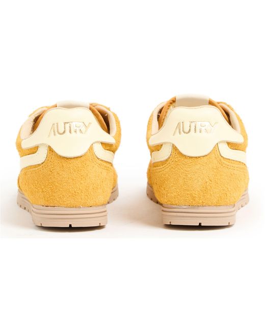 Autry Yellow Low Top Sneakers Windspin