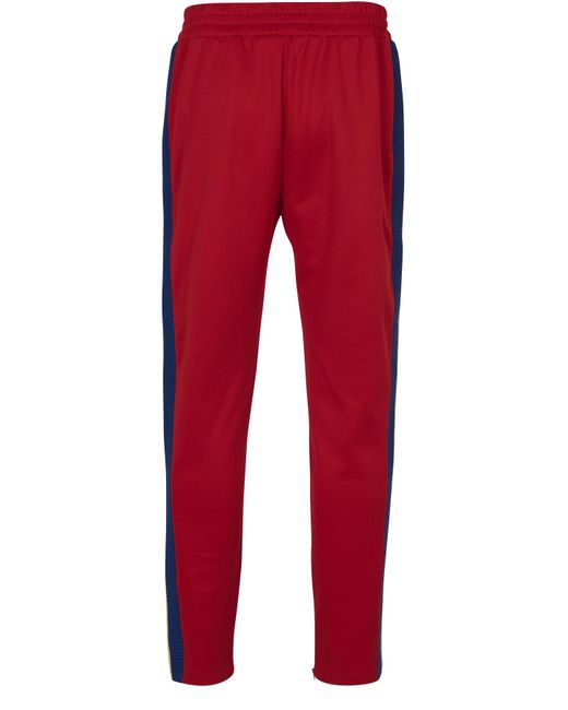 black and red jogging pants
