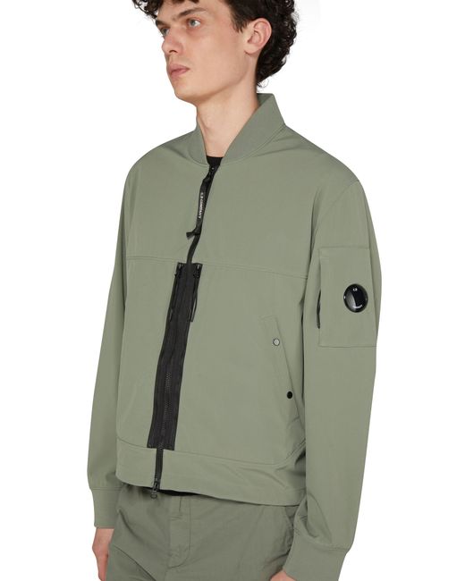 C P Company Green C.P Shell-R Bomber Jacket for men