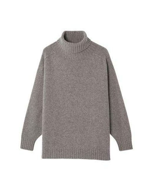 Pull À Col Roulé En Cachemire Bompard en coloris Gray