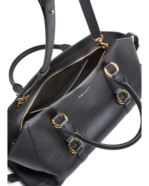 Alexander McQueen Black Kleine Handtasche Farringdon