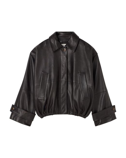Rohe Black Leather Jacket