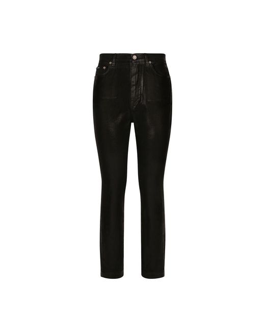 Dolce & Gabbana Black Grace Skinny Jeans