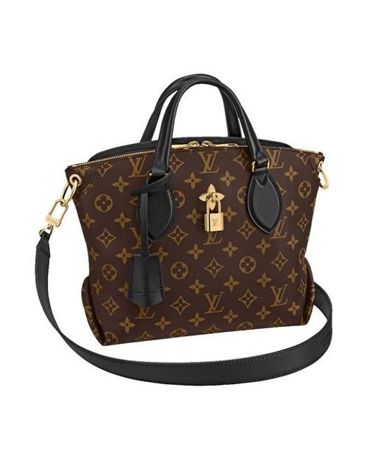 Louis Vuitton Flower Zipped Tote Pm in Black | Lyst UK