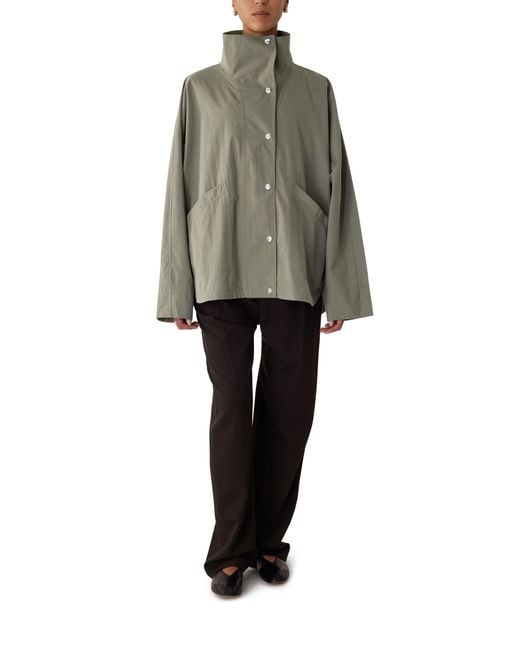 Totême Gray Summer Parachute Jacket