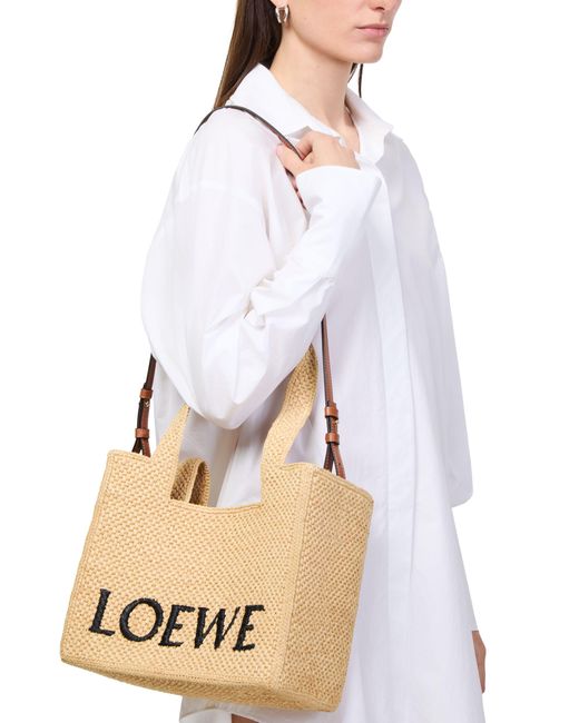 Loewe Brown Medium Font Tote
