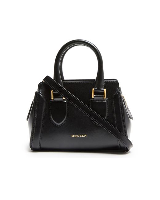 Alexander McQueen Black Birdee Mini Handbag