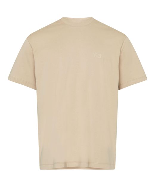 Y-3 Natural Short-sleeved T-shirt for men