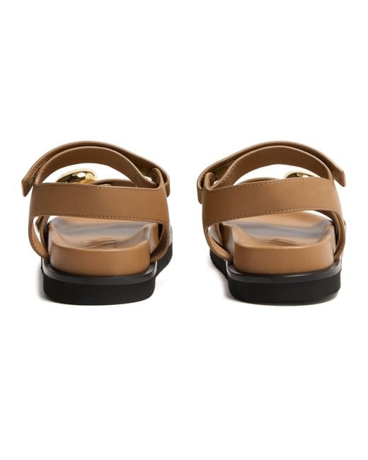 Loewe Brown Pebble Fussbett Sandal