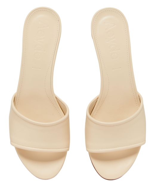 Aeyde White Jovia Mules