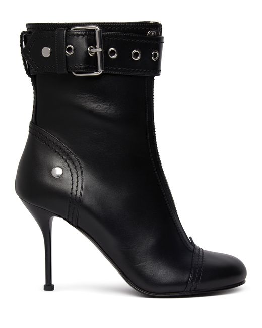 Alexander McQueen Black High Heel Boots