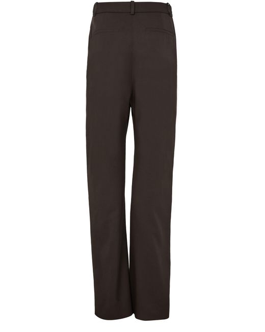 Lemaire Brown Straight Tailored Pants