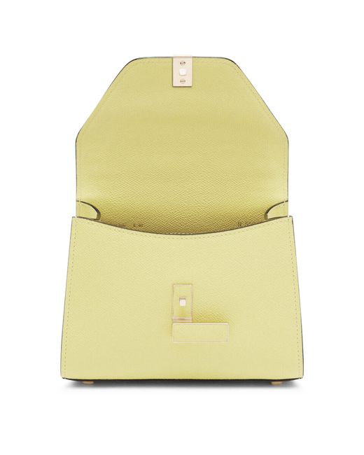 Valextra Yellow Iside Micro Bag